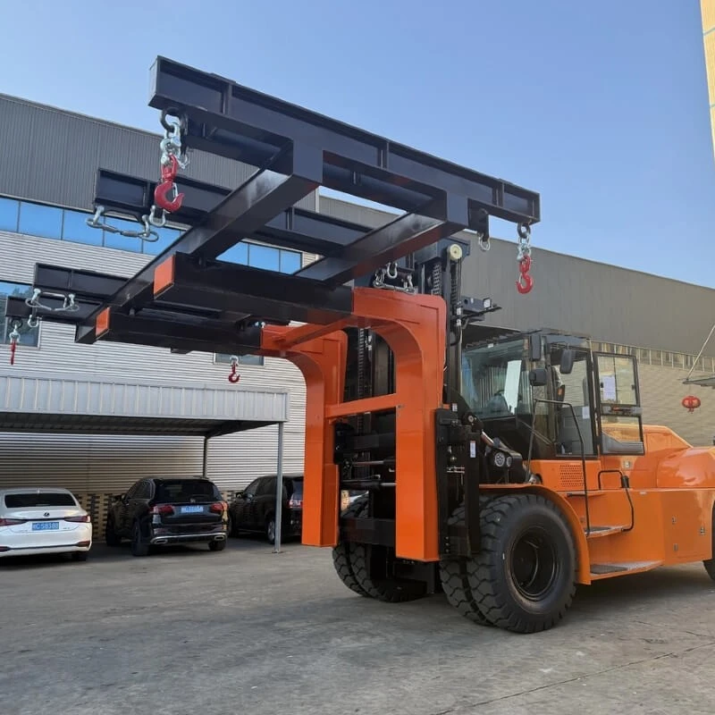 Heavy Duty Diesel Forklift with Spreader Beam